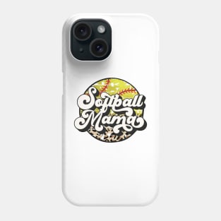 Softball Mama Leopard   Softball Mom Phone Case