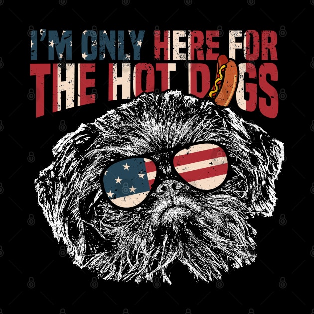 Brussels Griffon Shirt Funny 4th of July by Madfido