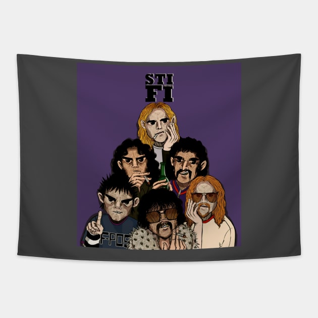 BROTHERS FOR LIFE Tapestry by barth desenha