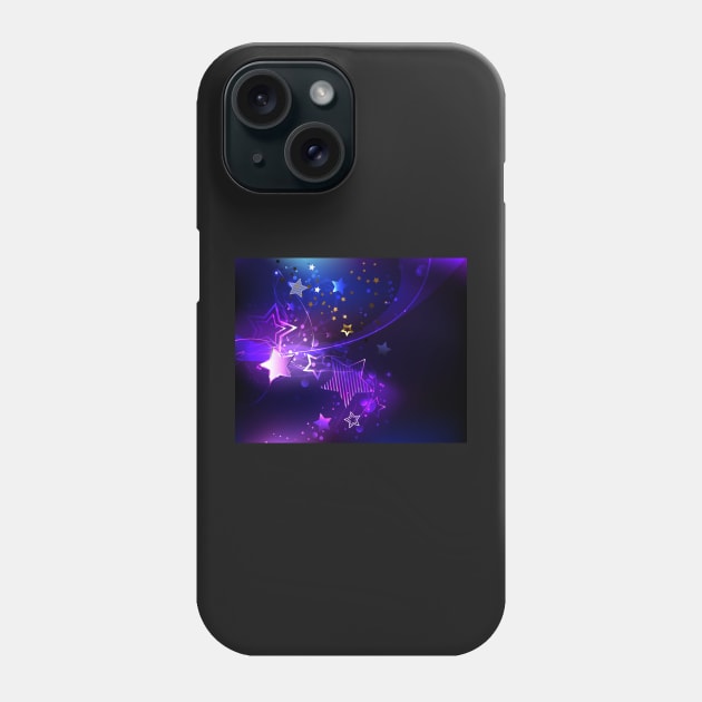 Violet Star Phone Case by Blackmoon9