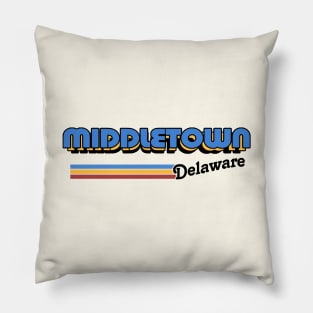 Middletown, Delaware / / Retro Styled Design Pillow