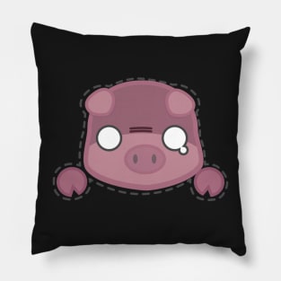 Scared Pleasantly Plump Piggy Pillow