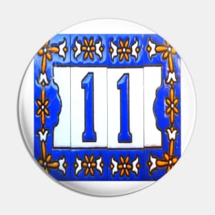 Number 11. Pin