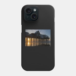 Sunrise on Old Orchard Beach Maine at the Pier Phone Case