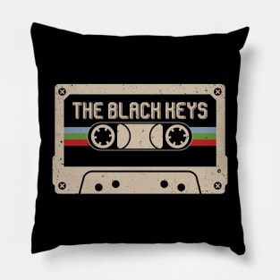 Personalized The Black Keys Name Birthday Vintage Cassette Tape Pillow