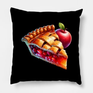 Apple Pie Coffee Kawaii Slice Cafe Bake Pillow