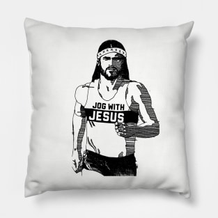 Jog with Jesus Pillow