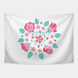 Pink Roses Collection Tapestry