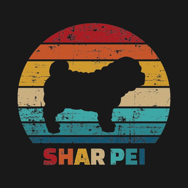 Shar Pei vintage by Designzz