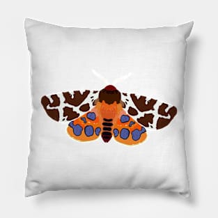 Cow Print Moth Pillow