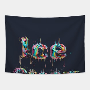 Ice Cream Melting Tapestry