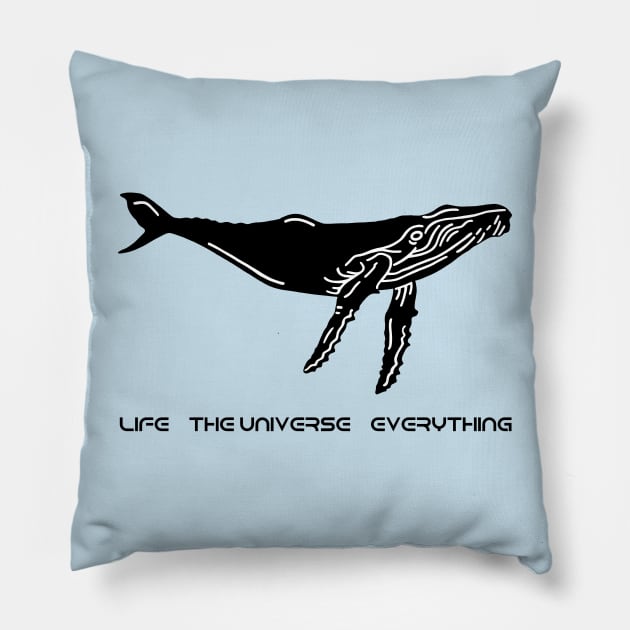 Life, The Universe, & Everything Pillow by Colonel JD McShiteBurger