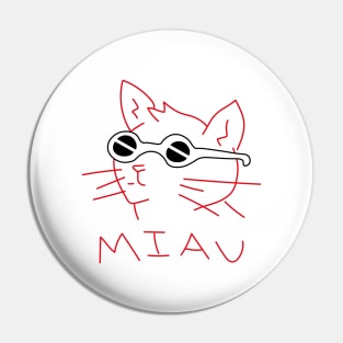 MIAU CAT Pin