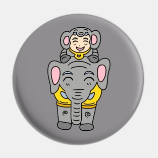 Fun elephant kid costume Pin