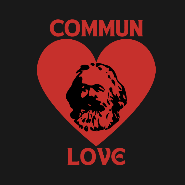 Karl Marx Valentine, Valentine Gift, Communist Love by Intellectual Asshole