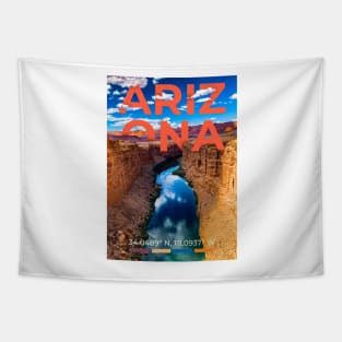 Arizona Travel Poster Tapestry