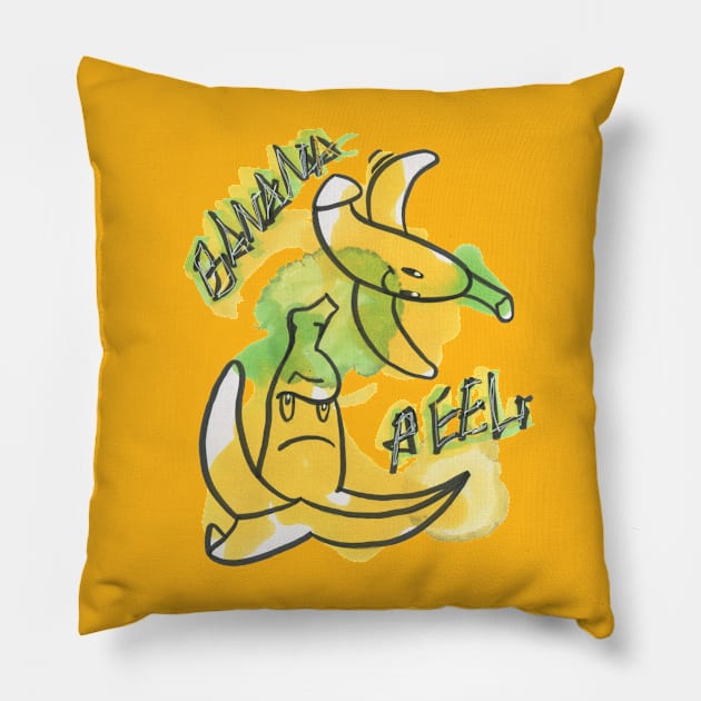 Banana Peel Pillow by E-Maniak