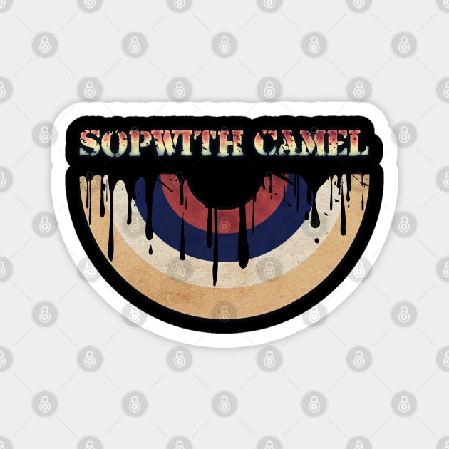 Melted Vinyl - Sopwith Camel Magnet by FUTURE SUSAN
