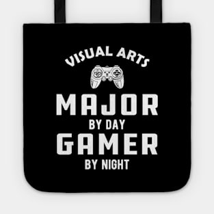 Visual arts major by day gamer by night Tote