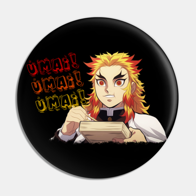 Rengoku Umai Rengoku Pin Teepublic