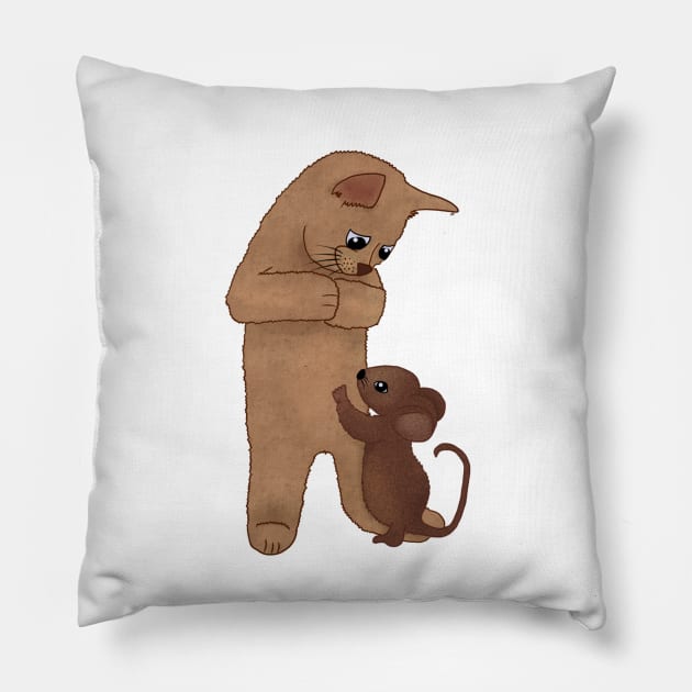 Sei mein Freund Pillow by Blumchen