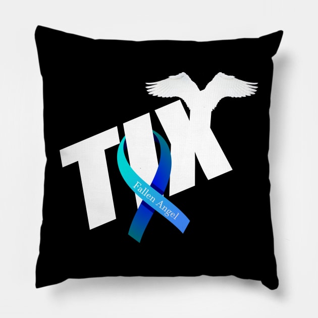 Tix Fallen Angel Pillow by Horisondesignz