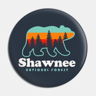 Shawnee National Forest Camping Waterfalls Illinois Bear Pin