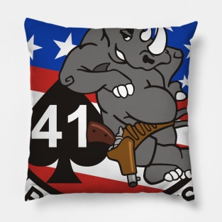 F/A18 Rhino - VFA41 Black Aces Pillow