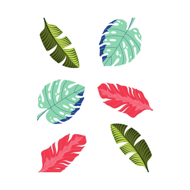 FOREST LEAVES EXOTIC PLANTS by LaurelBDesigns