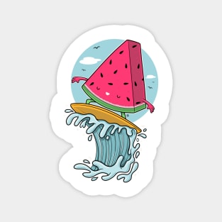 WATERMELON SURFER Magnet