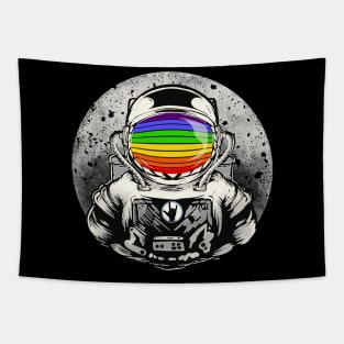 Rainbow Astronaut Tapestry