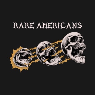 Three Skull Vintage Rare Americans T-Shirt