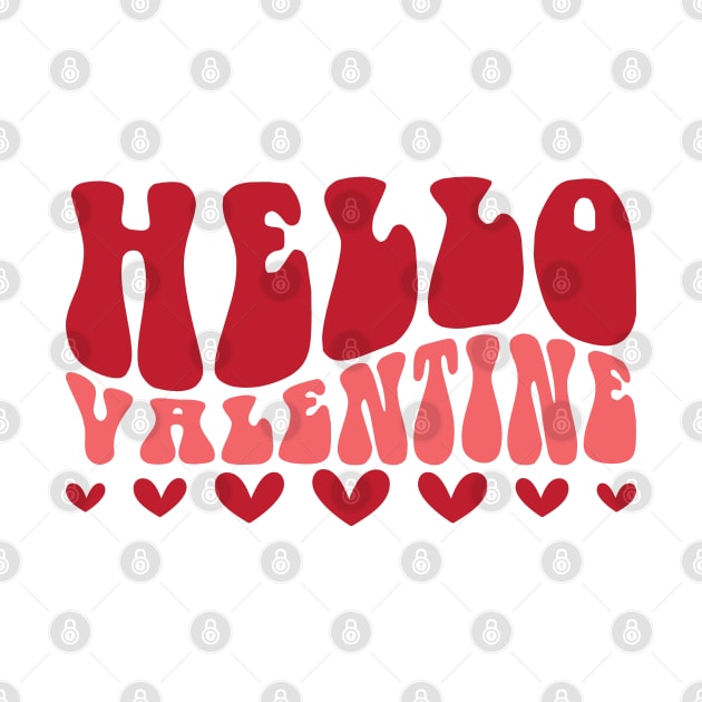 Hello Valentine Valentines Day Gift by DivShot 