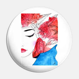 Roses Red Pin