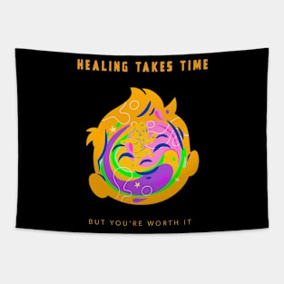 Healing Takes Time but You're Worth it Tapestry