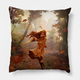 Windy day Pillow