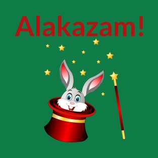Alakazam Magic Bunny Top Hat T-Shirt