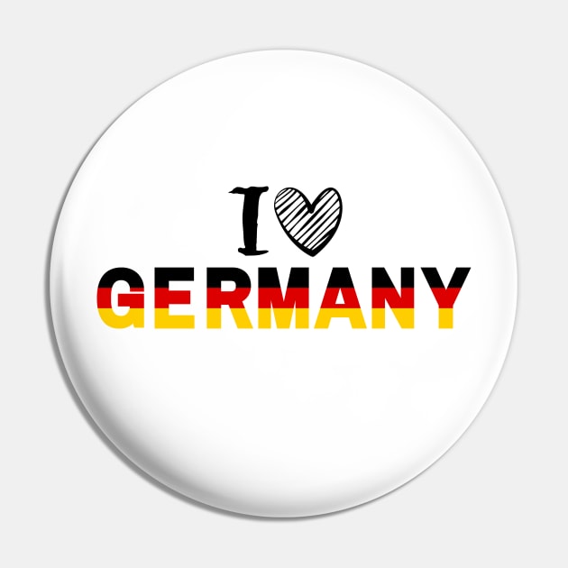 I Love Germany Pin by Reda 04