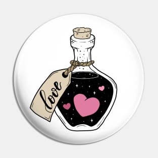 Love in a bottle Pin