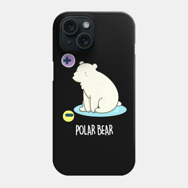 Polar Bear Cute Bear Pun Phone Case by punnybone