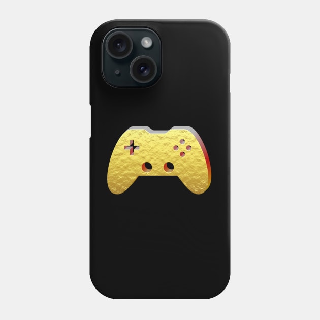 Gold Dust - Gaming Gamer Abstract - Gamepad Controller - Video Game Lover - Graphic Background Phone Case by MaystarUniverse