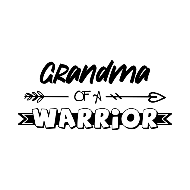 Grandma of a Little Warrior shirt, Little warrior shirt, Cancer Survivor shirt, Grandma t shirt, Grandma of a Strong Kid shirt, Cancer Awareness by GShow