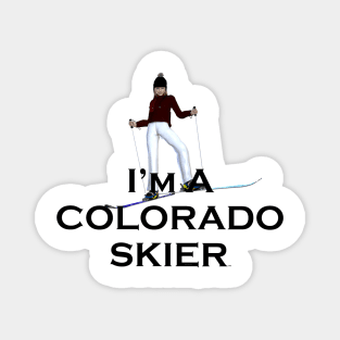 Colorado Skier Magnet