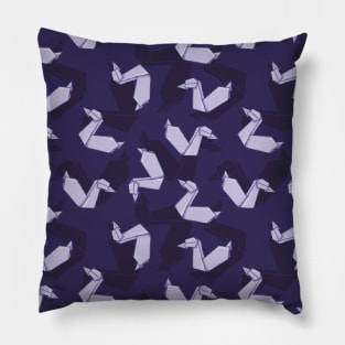 Origami Duck Pattern Pillow