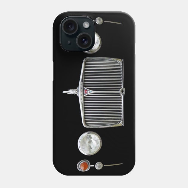 Rover P4 1950s British classic car minimalist grille Phone Case by soitwouldseem