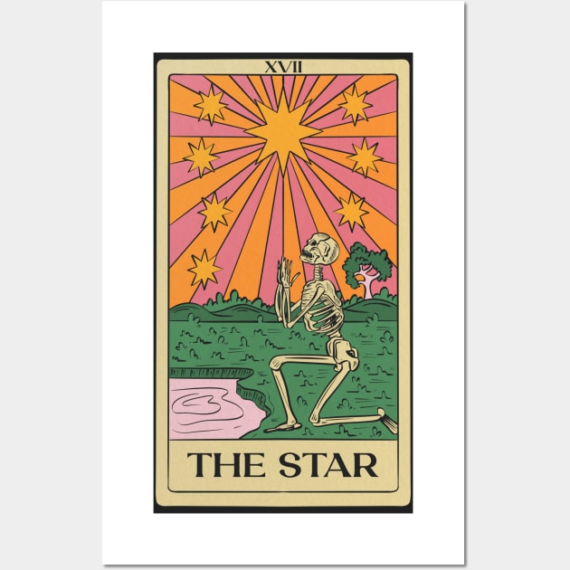 The Star Vintage Tarot Card - Tarot Card - Posters and Prints |