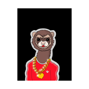 HIP HOP FERRET Coffee Mugs T-Shirts Stickers T-Shirt