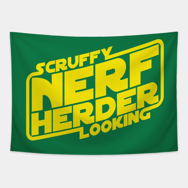 Scruffy Looking N*rf Herder (clean) Tapestry by synaptyx