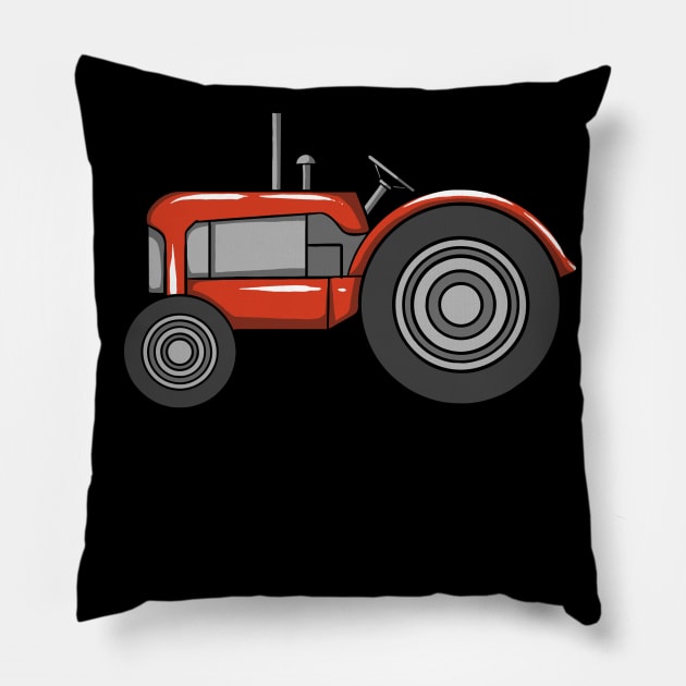 Tractor Farmer Pillow by fromherotozero