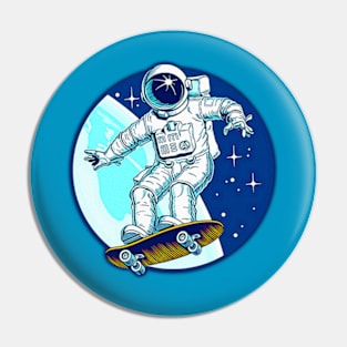 Space Skater Pin